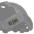 Рельсы боковое крепление на шлем каску + поворотная планка Picatinny 360° (2 шт), Green (15012-R) - изображение 6