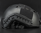 Рельсы крепление на каску шлем + 2 поворотные планки Пикатинни 360°, Black (15011-R) - изображение 9