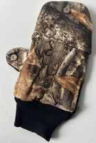 Рукавички-рукавички зимові теплі флісові на застібках - зображення 8