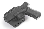 Поясная пластиковая (кайдекс) кобура A2TACTICAL для Glock левша черная (KD51) - изображение 1