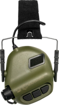 Навушники активні тактичні протишумні EARMOR M31 складні хакі - зображення 3