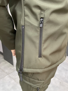 Куртка тактическая, Softshell, цвет Олива, размер XXL, демисезонная флисовая куртка для военных Софтшелл - изображение 9