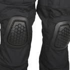 Тактические защитные наколенники налокотники Han-Wild GEN2 Black защитное снаряжение на тактическую одежду (OPT-4221) - изображение 2