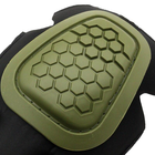 Тактические защитные наколенники налокотники Han-Wild G4 Green защитные с креплением на тактическую одежду (OPT-6121) - изображение 4