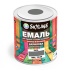 Емаль для підлоги акрил-поліуретанова SkyLine Сірий RAL 7046 0.75 л