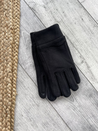 Чоловічі флісові утеплені рукавиці чорні VanchoMade - зображення 4