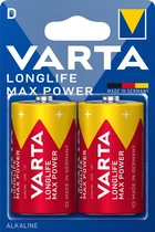 Батарейка Varta Longlife Max Power D BLI 2 шт