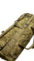 Сумка - баул - рюкзак тактичний військовий 100 л, ЗСУ піксель - зображення 4