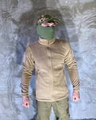 Армейская Кофта флисовая VOGEL карманы на рукавах Цвет койот L - изображение 3