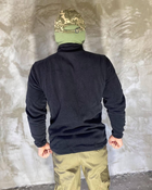 Армейская Кофта флисовая VOGEL карманы на рукавах Цвет черный 3XL - изображение 6