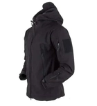 Тактична куртка Tactical Softshell Jacket SHARK SKIN Розміри XS-S-M Black - зображення 1