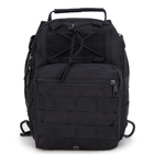 Тактична військова сумка рюкзак OXFORD 600D Black - зображення 4