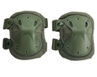 Комплект захисту тактичної наколінники, налокітники F001, олива - зображення 5