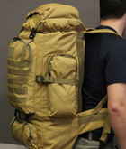 Рюкзак тактический L01 70 л, олива - изображение 7