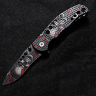 Тактический карманный нож Azrael OD215 black with red - изображение 3