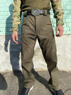Військові брюки Tactic (тактичні штани) SoftShell Хакі зимові 58 - изображение 1