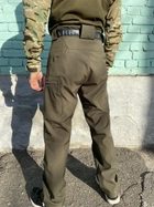 Військові брюки Tactic (тактичні штани) SoftShell Хакі зимові 52 - изображение 4