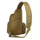 Тактическая военная сумка рюкзак EDC однолямочный Protector Plus X216 Coyote A14 - изображение 4