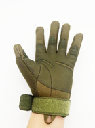 Перчатки тактические полнопалые (пара), утепленные на флисе, размер ХL, цвет олива - изображение 2
