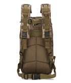 Рюкзак тактический военный 25л 600D зеленый олива - изображение 7