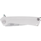 Нож складной карманный с фиксацией Liner Lock Acta Non Verba ANVZ100-011 Z100 Mk.II Liner Lock White 205 мм - изображение 5