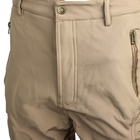 Тактичні штани Lesko B001 Sand (2XL) потовщені чоловічі однотонні з теплою підкладкою LOZ - зображення 4