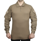 Тактическая рубашка Lesko A655 Sand Khaki S мужская хлопковая рубашка с карманами на кнопках на рукавах LOZ - изображение 2