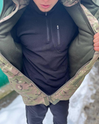 Куртка бушлат тактическая зимняя водонепроницаемая Мультикам Теплая зимняя куртка для военных 60 - изображение 4