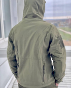Куртка тактическая Softshell Оливковая теплая куртка для военных софтшелл 2XL - изображение 6