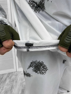 Тактичний костюм для маскування, Камуфляж: Зимовий Білий, Розмір: Універсальний - зображення 4