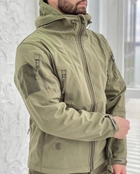 Куртка тактическая Softshell Оливковая теплая куртка для военных софтшелл M - изображение 5