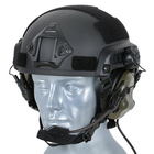 Активные наушники на шлем каску с микрофоном гарнитурой Opsmen Earmor M32H Олива (150250) - изображение 8