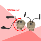 Адаптер кріплення на шолом для навушників Howard Impact Sport, Earmor M31/M32, Койот (127910) - зображення 4