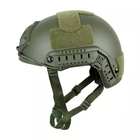 Рельсы боковые направляющие ARC на каску шлем FAST, ТОР-Д, Зеленый (124770) - изображение 4