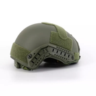 Рельсы боковые направляющие ARC на каску шлем FAST, ТОР-Д, Зеленый (124770) - изображение 7