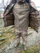 Тактична зимова форма Soft Shell (куртка + штані) -30 ° C, костюм тактичний зимовий Multicam (Турція) XL - зображення 6