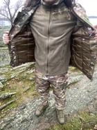 Тактична зимова форма Soft Shell (куртка+штани) -30°C, костюм тактичний зимовий Multicam(Туреччина) XXL - изображение 6