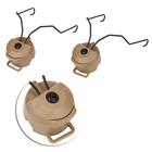 Адаптер кріплення на шолом для активних навушників MSA Sordin, Койот (15036) - зображення 3