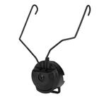 Крепление адаптер на шлем каску для активных наушников MSA Sordin, Black (15035) - изображение 5