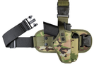 Кобура Bеneks стегнова для Glock-17 мультикам ЗСУ - изображение 3