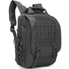 Рюкзак тактический Рюкзак тактический Eagle M10B Green (штурмовой, военный) мужская сумка Black 20 л. - изображение 4