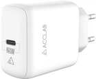 Сетевое зарядное устройство AccLab AL-TC125 USB Type-C 25W PD 3.0 QC 3.0 White (1283126538841)