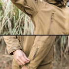Тактическая куртка Pave Hawk PLY-6 Sand Khaki 5XL мужская водонепроницаемая холодостойкая с капюшоном - изображение 5
