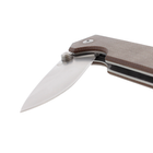 Нож складной карманный, туристический, с фиксацией Liner Lock StatGear AUSUS-BRN Ausus Brown 203 мм - изображение 5
