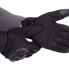 Тактичні рукавички із закритими пальцями для військових ЗСУ SP-Sport BC-8794 розмір XL чорний - зображення 6