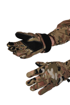 Тактические перчатки с пальцами SoftShell Мультикам XXL - изображение 3