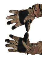Тактические перчатки с пальцами SoftShell Мультикам XXL - изображение 7