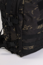 Штурмовий тактичний рюкзак Yakeda 40-45л Чорний мультикам - зображення 3
