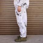 Тактичний зимовий маскхалат білий маскувальний костюм клякса - зображення 6