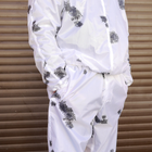 Тактичний зимовий маскхалат білий маскувальний костюм клякса - зображення 9